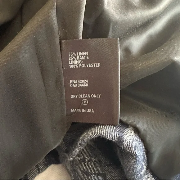 Veda • Cayman Floral Linen Bomber Blazer Size Small - Picture 11 of 12